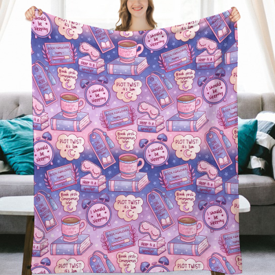 Bookish blanket Ombre 3am reading club