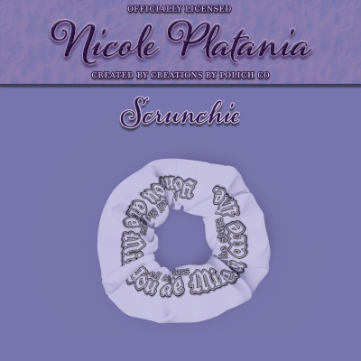 Scrunchie - ROAAG - Nicole Platania - Fatesworn Merch
