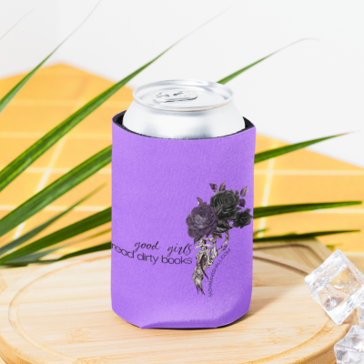 Good Girls Read Dirty Books Sasha Marshall Logo Koozie