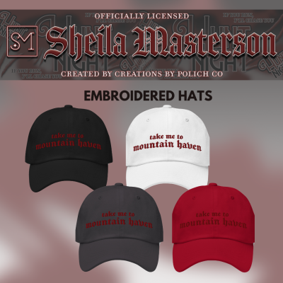 Mountain Haven & Divine Dammit Embroidered Hats - The Poison Daughter