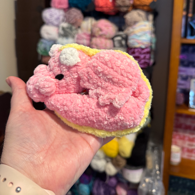Crochet Sleeping Dragon Plushie