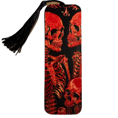 Two Skulls - 3D Printed Bookmark
