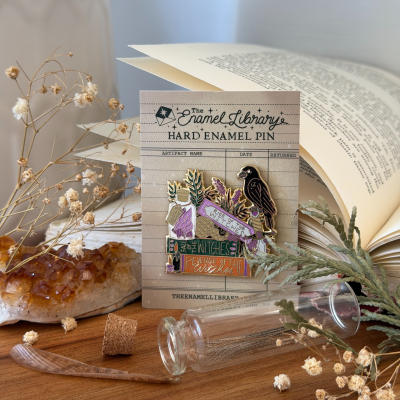 The Datura Chronicles x The Enamel Library Shelfie Pin