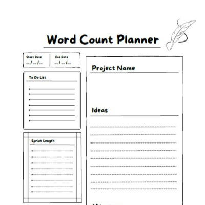 Word count planner