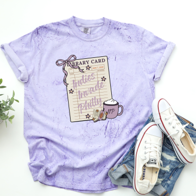 Apparel - Library Card - Dyed Purple
