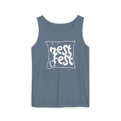 NestFest Logo Tank BLUE JEAN