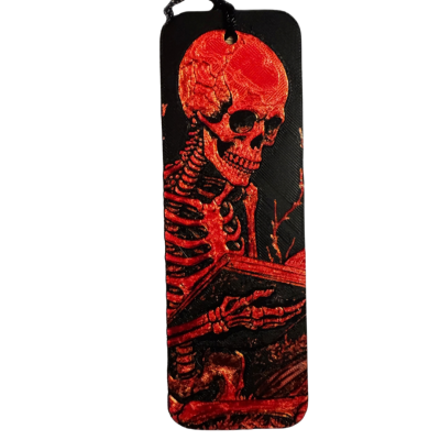 Skull Book - 3D Printed Bookmark