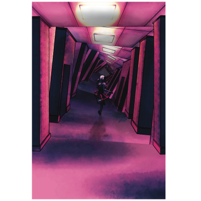 Wonderland x Backrooms - Glowrot Art Print