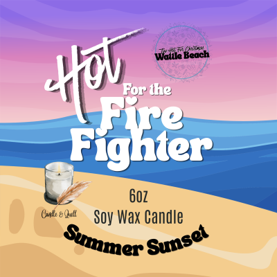 Hot for the Firefighter Candle