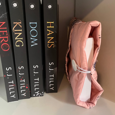 2 IN 1 BAD BOY Book Pouch - Pink