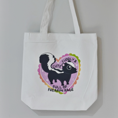 Full Of Freaking Rage Library Tote Bag