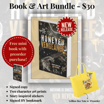 Honeyed Vengeance Book + Art Bundle
