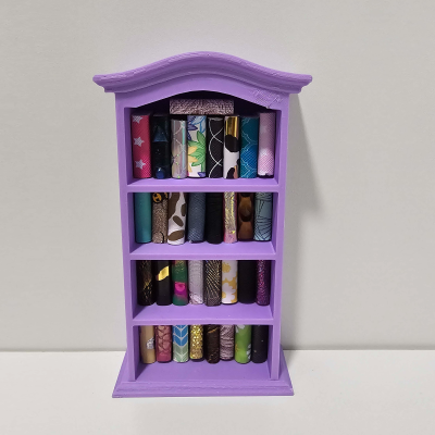Miniature Bookshelf - filled with handmade mini books!