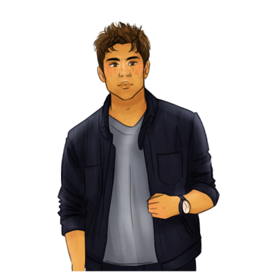 Half Character Sticker - Cian