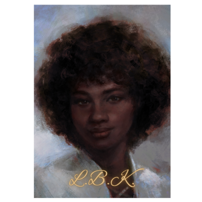 Oatha Portrait  Art Print
