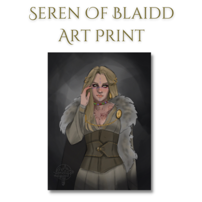 Seren of Blaidd Art Print
