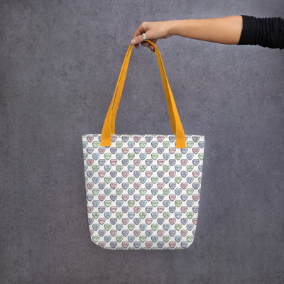 Omegaverse Conversation Hearts Tote