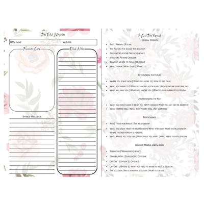 Shadow Caster: One Year Tarot Planner