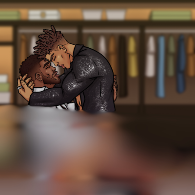 The Dressing Room with Salem & Blue-5.5 x 8.5"