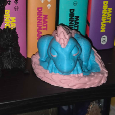 Crawler Dinosaur Inspired Shelf Decor