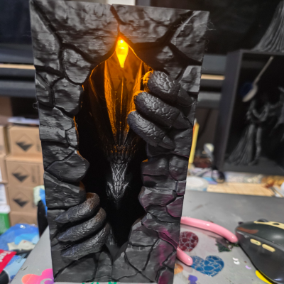 Dragon Portal Book Nook Single Colour