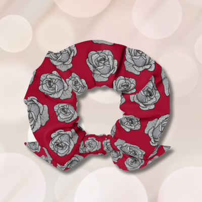 Book Roses Scrunchie