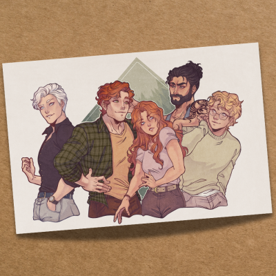 Character Art – Maren + Her Boys
