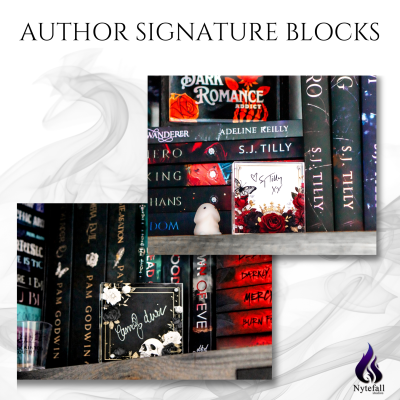 3"x3" Author Signature Block (#14 Sword)