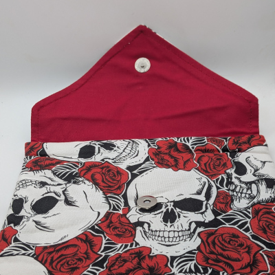 Skulls and Red Roses Booksleeve