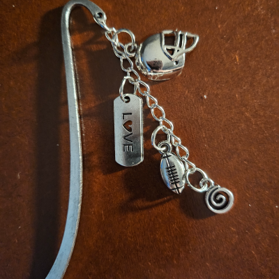 Metal Charm Bookmark