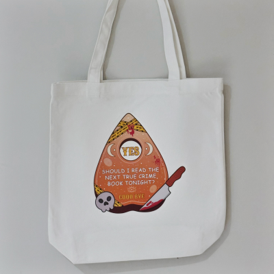 Ouija Crime Board Library Tote Bag