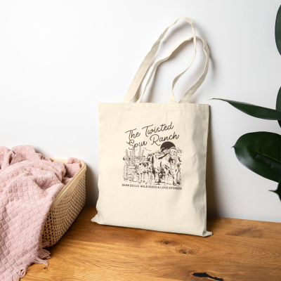 The Twisted Spur Canvas Tote