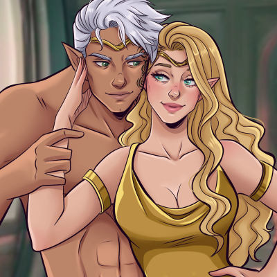 Gold Rowaelin Art Print