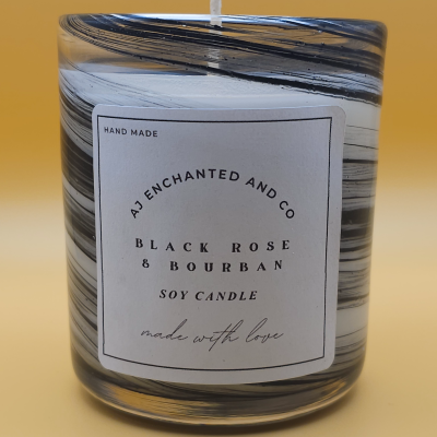 Black Rose & Bourbon Candle