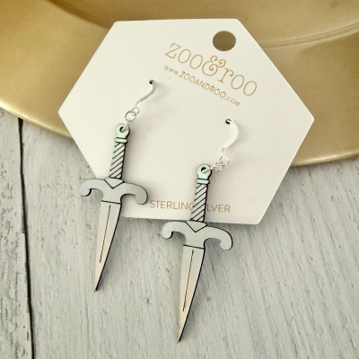 Dagger earrings