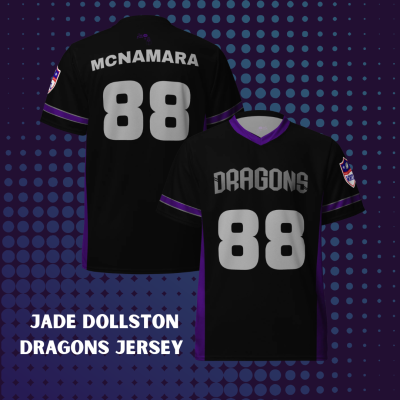 Jade Dollston Licensed Dragons Jerseys