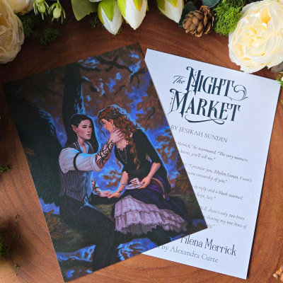 The Night Market Art ("Sitting in Tree" by Alexandra Curte)