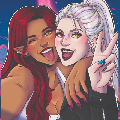 Bryce and Danika Foil Art Print