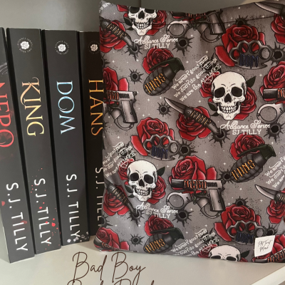 2 IN 1 BAD BOY Book Pouch - Gray