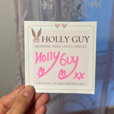 GLOSSY CARD signed book plates