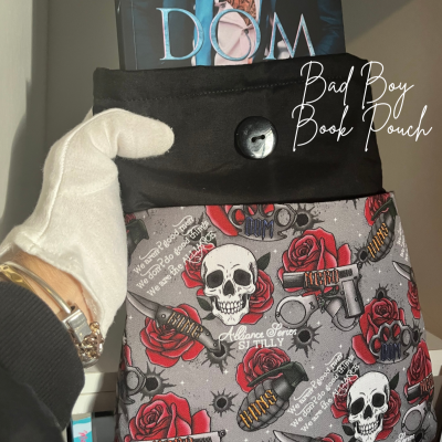 2 IN 1 BAD BOY Book Pouch - Gray