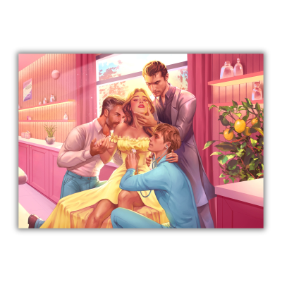 Heat Clinic illustrated art print 5x7"