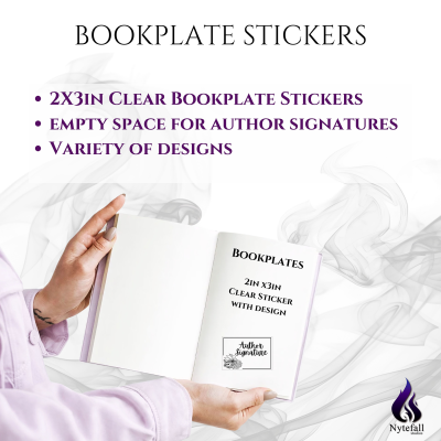 Bookplate Sticker 2"x3"  (#11 Skull)