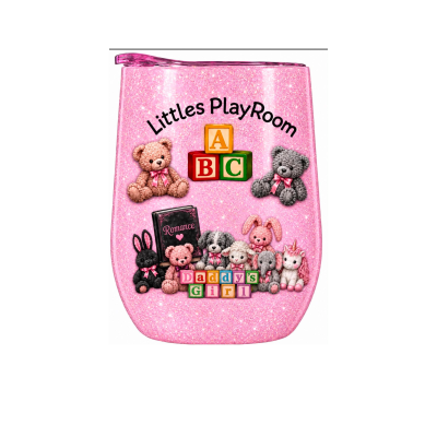 Little's Playroom Wine tumbler or Sippy Tumbler