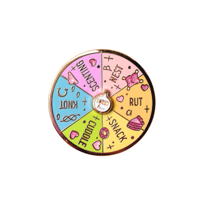 Omegaverse enamel spinner pin