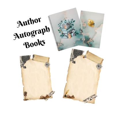 Author Autograph Scrapbook 7x10 115 pages