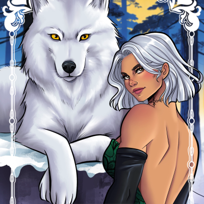 Meryn and Anassa Foil Art Print