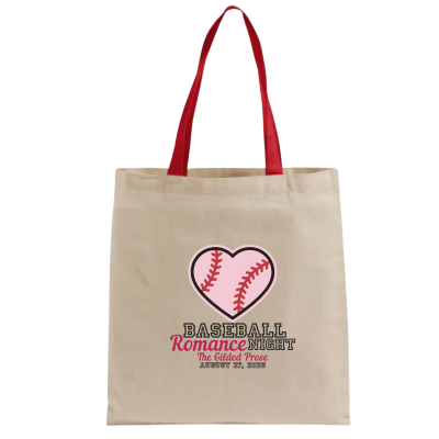 Baseball Romance Night Tote Bag