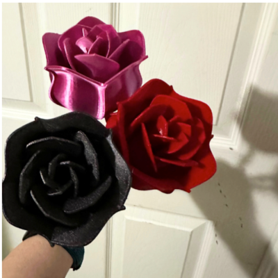 3D printed Roses