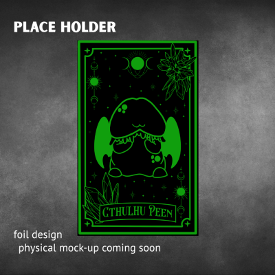 Cthulhu Peen Tarot Card
